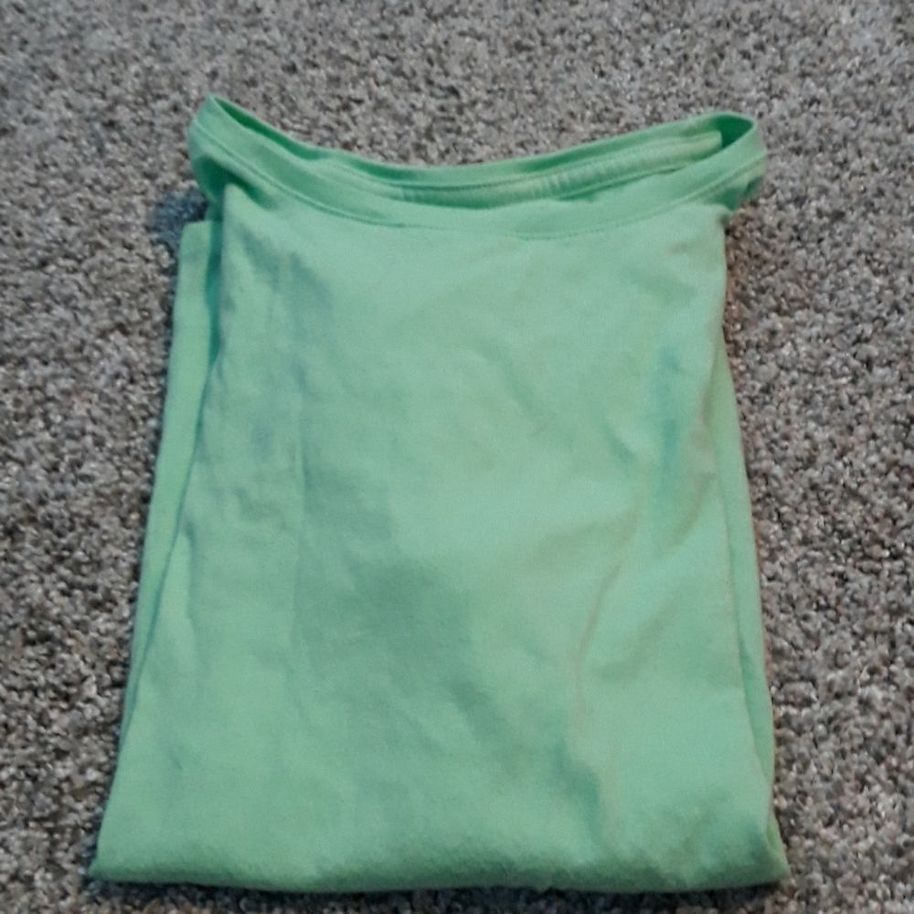 Green shirt